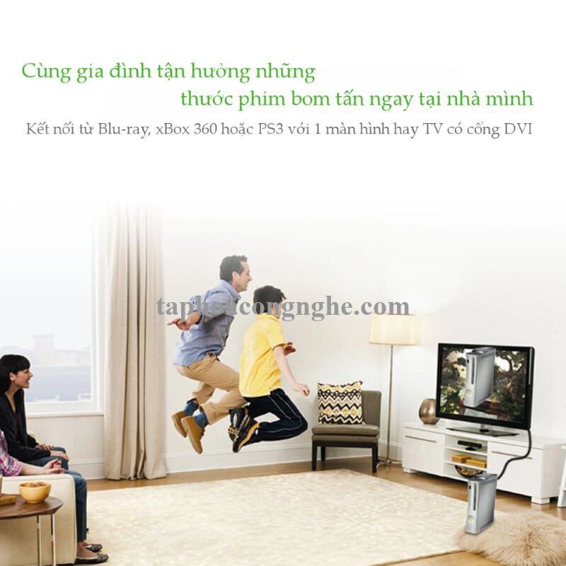 Ugreen 10166 15M màu Đen Cáp chuyển đổi HDMI sang DVI 24 + 1 thuần đồng HD106 30010166